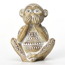 Mô hình chú khỉ ngồi bằng xốp trang trí